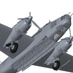 A08021 4 Vickers Wellington Mkii Render