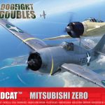 A50184 1 Dogfight Doubles Grumman F4f 4 Wildcat Mitsubishi Zero Pack 1