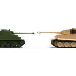 A50186 Classic Conflict Tiger 1 Vs Sherman Firefly Render 2