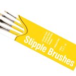 Ag4306 Stipple Brushes Yellow