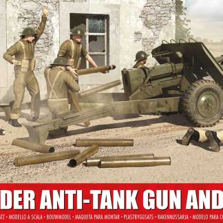 Airfix A06361 1 32 17 Pounder Anti Tank Gun Pack