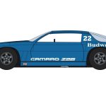 c4145 chevrolet camaro iroc z blue product artwork