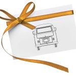 Cc02734 Volkswagen Campervan Happy Birthday Tag