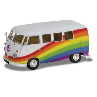 Cc02739 1 Vw Campervan Peace Love Rainbows